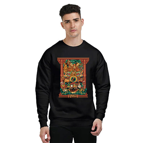 Gujarat Frame Design Regular Sweatshirt