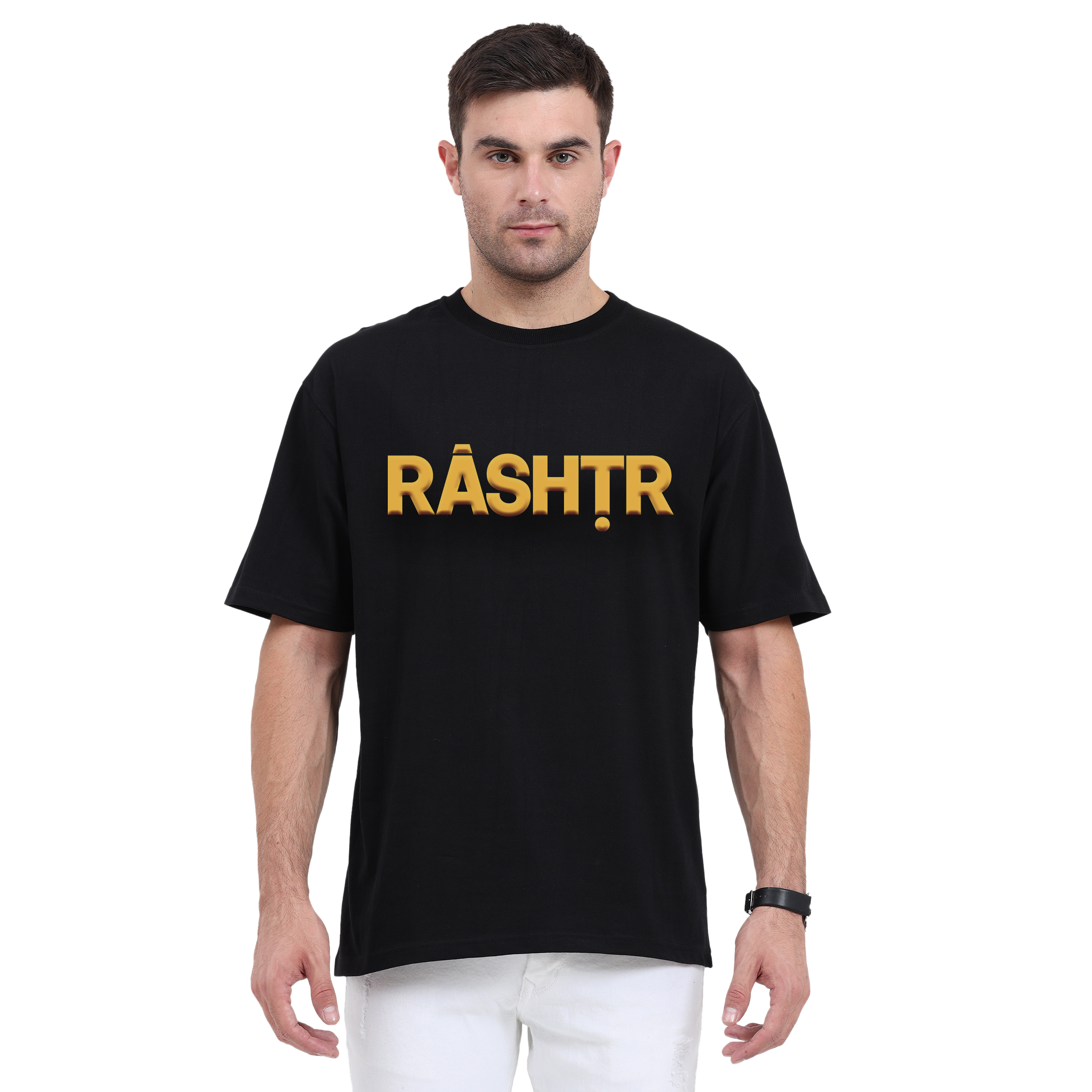 Delhi Text Design Oversized T-Shirt