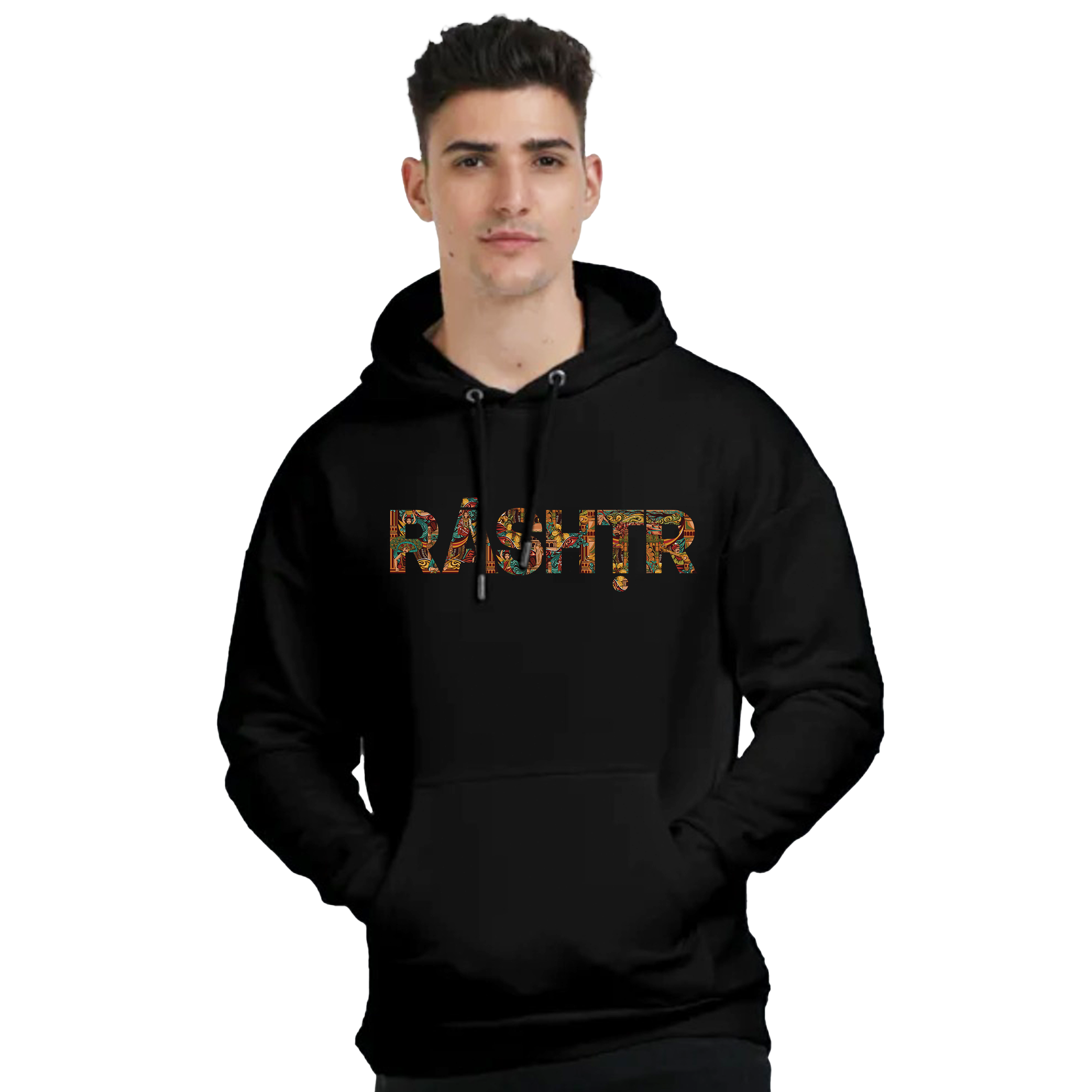 Telangana Frame Design Oversized Hoodie