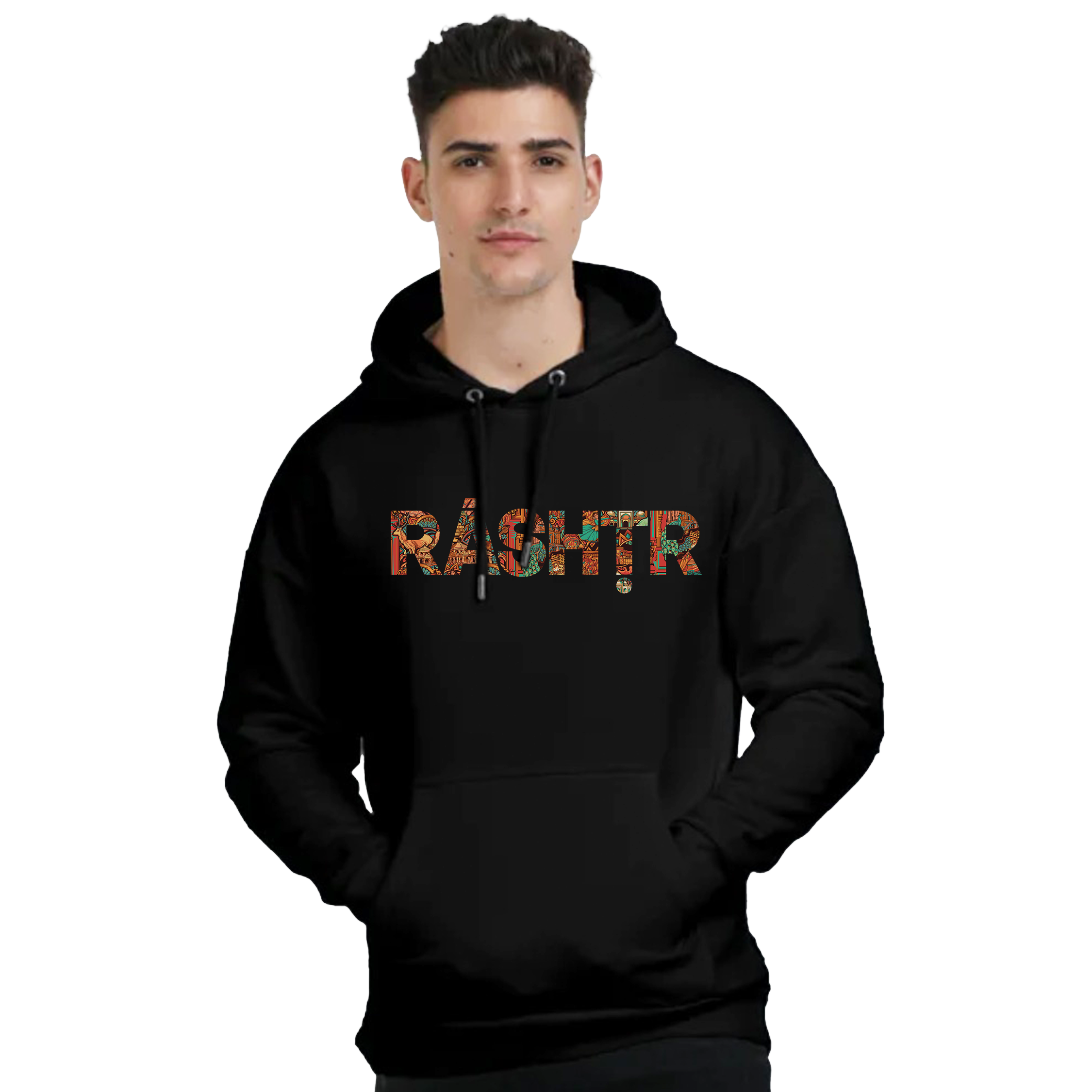 Uttar Pradesh Frame Design Oversized Hoodie